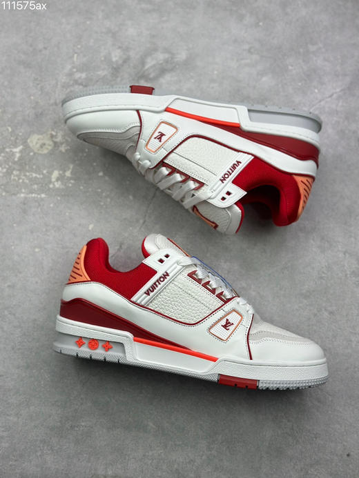 春季特惠💰720 LV 纯原版本 # 驴家 Trainer 低帮休闲板鞋 商品图4
