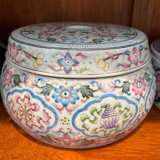 20000京德窑彩绘茶叶罐 商品图0