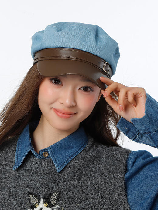 时尚牛仔拼接军帽-纪念日百货门店同款169293751 商品图0