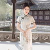 ZAYS2026春夏新款时尚中国风改良复古旗袍连衣裙优雅气质日常中长旗袍 商品缩略图3