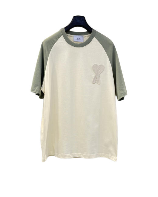 中性款限定款刺绣插肩袖短袖T恤zh 商品图0