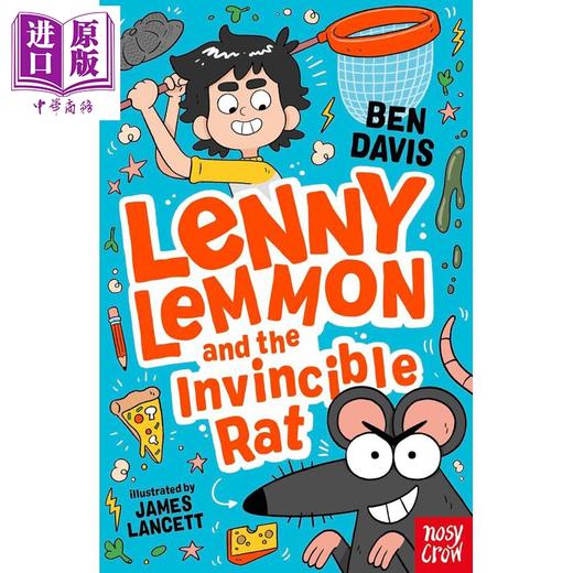 【中商原版】搞笑喜剧 莱尼.莱蒙1 Lenny Lemmon and the Invincible Rat 英文原版 儿童英语课外阅读 爆笑校园喜剧小说故事 商品图0