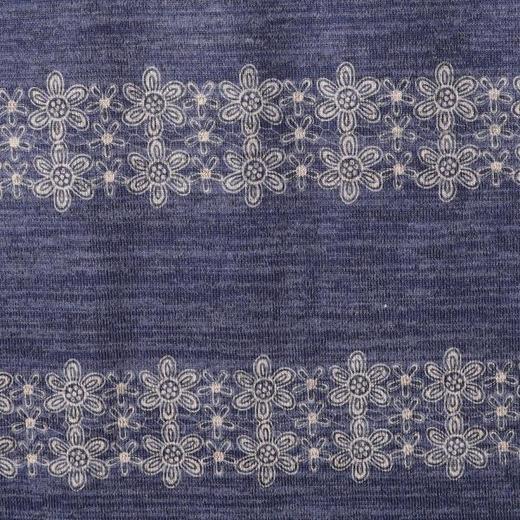 26T96SDSA男装2026新款复古提花条纹T恤雪花提花宽松长袖打底衫 商品图3