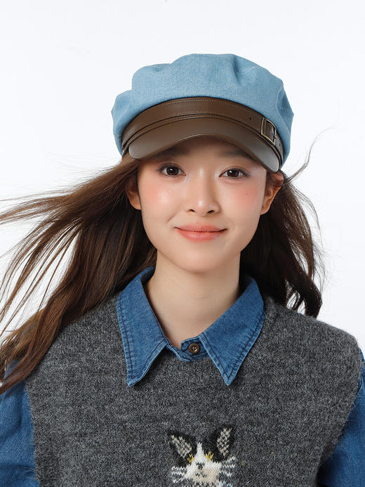 时尚牛仔拼接军帽-纪念日百货门店同款169293751 商品图3