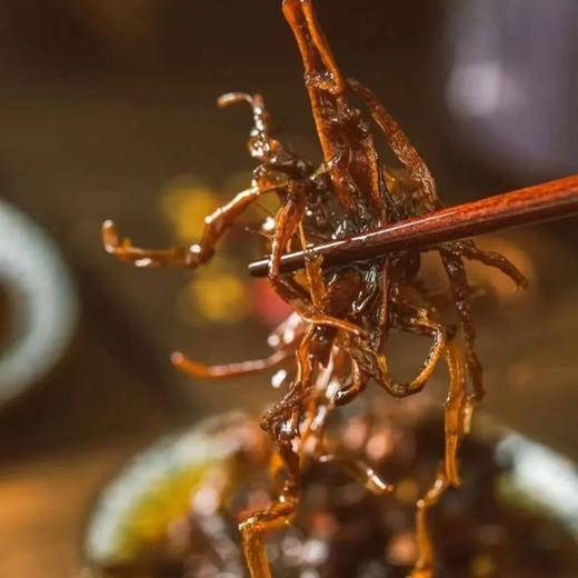 【油淋鸡枞菌】鲜到空口炫的拌饭酱❗云南大山里的美味，比肉还香，拌饭能炫三大碗！鸡枞丝不仅不硬不柴，而且鲜中带甜，吃到后面还会有一丝回甘~慢慢感受鸡枞丝鲜、香、嫩，菌香浓郁，越嚼越香 商品图0