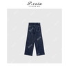 04-6潘依绣丁丁宠粉韩系氛围水洗牛仔长裤Q50417 商品缩略图1
