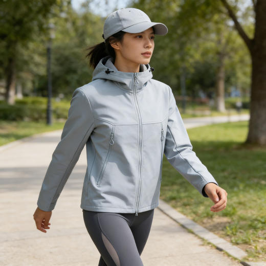 英国Schenvega 情侣百搭 软壳冲锋衣外套 柔软贴身 保暖透气 男女同款 A87-DQC6622 商品图11