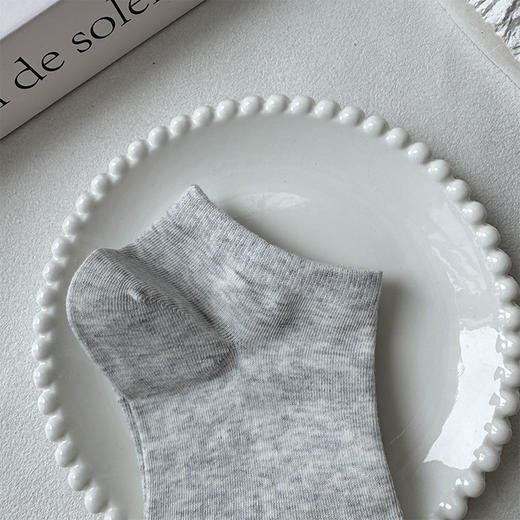 基础-简约糖果色净版女短袜袜子-纪念日百货门店同款169143517 商品图4