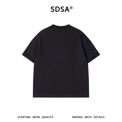 SDSA男装2026新款潮牌极简风短袖t恤结构线设计宽松半袖上衣 商品图4