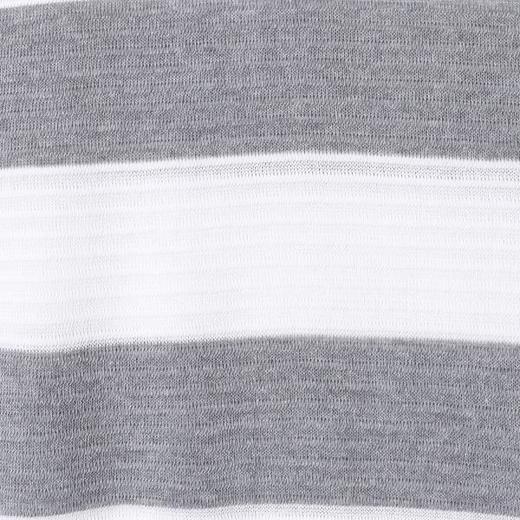 266099SDSA男装2026新款日系简约条纹针织polo肌理透气设计感宽松短袖 商品图2