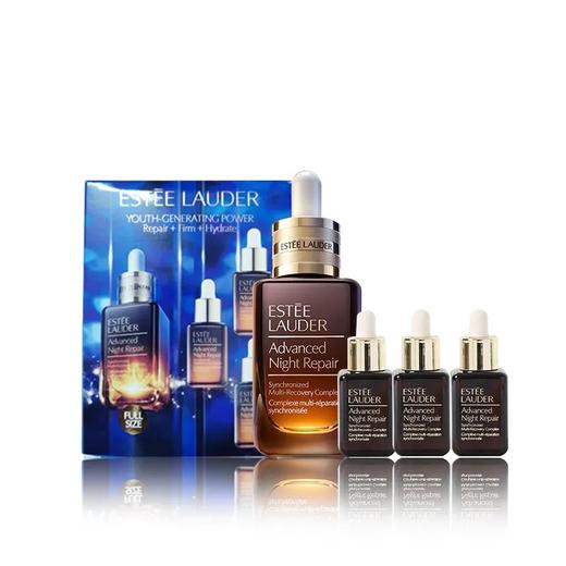 【领券到手价268元】ESTEE LAUDER雅诗兰黛第7代精华50ml{赠小棕瓶精华15ml*3}第七代小棕瓶精华液 日期到27年1月 商品图0