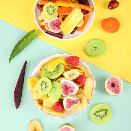 B221 颜家坊冻干综合果蔬脆180g 商品图1