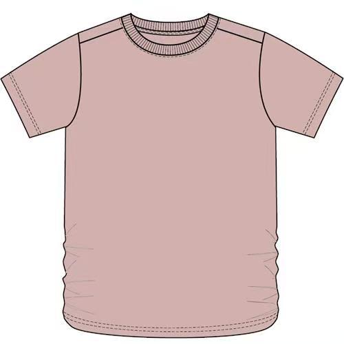 佐丹奴女装26年新款全棉液氨侧抽褶宽松版型短袖T恤衫05326204 商品图3