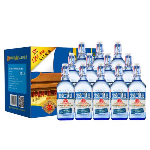 【金奖品质】北京二锅头出口金奖小方瓶42度蓝方老熟清香型白酒粮食酒 商品图5