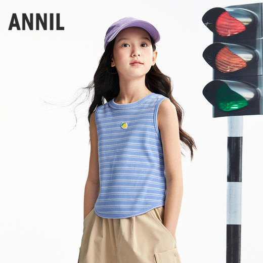 女童圆领背心夏季新款安奈儿童装EG622712 商品图1