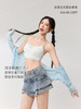 法式蕾丝托胸固定杯美背背心15166007 商品缩略图1