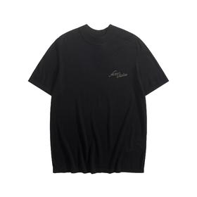 男款刺绣短袖针织衫he001