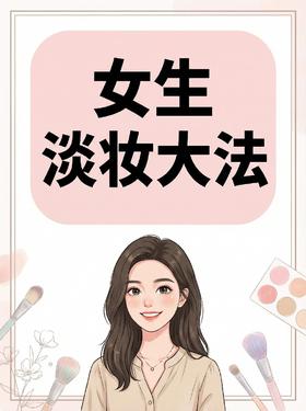公主请学：女生淡妆大法！！