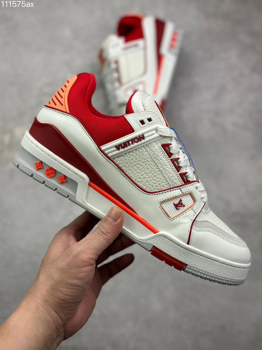 春季特惠💰720 LV 纯原版本 # 驴家 Trainer 低帮休闲板鞋 商品图3