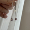 三色堇珍珠耳线｜氛围感王炸 商品缩略图2