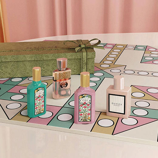 【送礼袋 】古驰迷你香氛礼盒装四件套5ml*4瓶（绮梦茉莉+罪爱女士+花悦+绮梦栀子）无喷头 一般贸易 商品图5