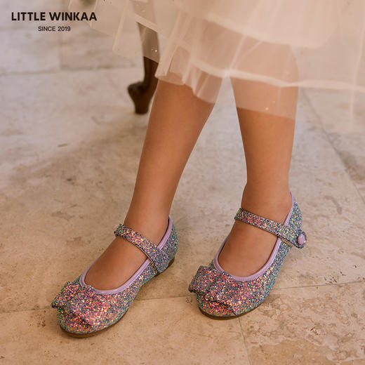 西班牙Little winkaaPB宫廷法式风水晶蝴蝶结公主鞋PB23021 商品图2