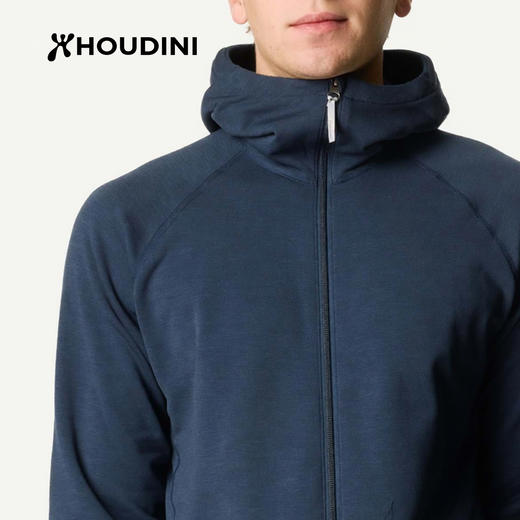 HOUDINI胡丁尼Power Up Light魔术大师轻量版男连帽抓绒外套 830078 商品图3