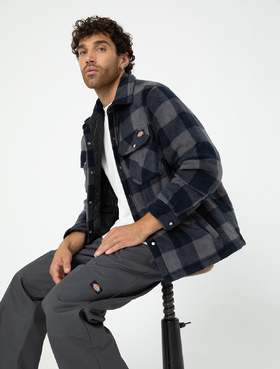 出口元单 D1ckies 法兰绒翻领衬衫外套 WT980