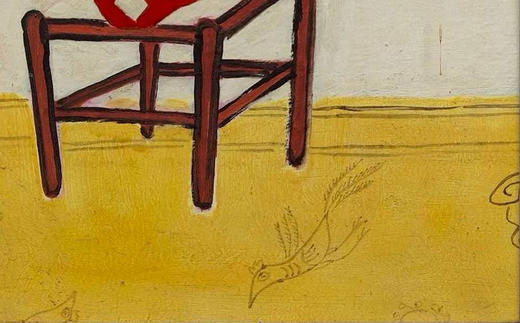 独角鹿西洋古董2018年中国台湾耿画廊授权出品常玉创作限量版画《Pekinese on a Chair-趴在椅子上的狮子狗》 商品图8