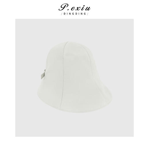 PanYiXiu/潘依绣铜氨丝天丝复古时髦可折叠遮阳防晒渔夫帽 SYC63039 商品图3