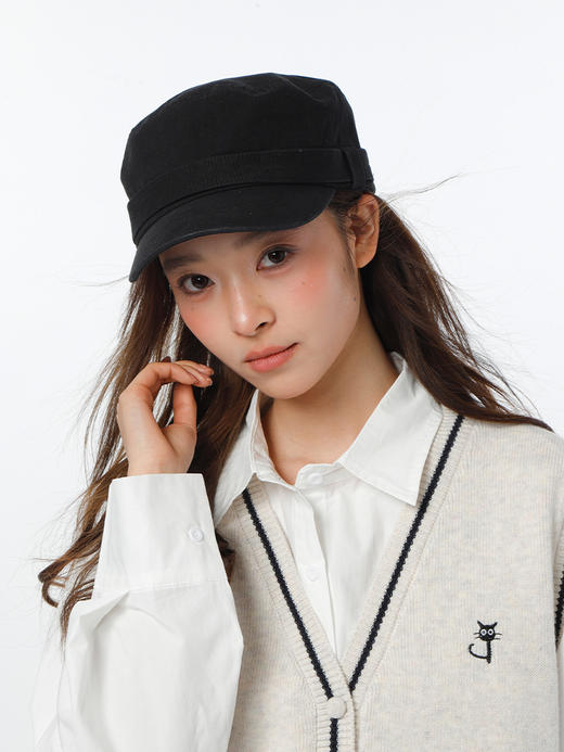 简约时尚百搭马术帽军帽-纪念日百货门店同款169265362 商品图0