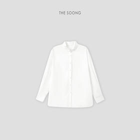 THESOONG|’意境‘手工盘扣桑蚕丝高级感立领白色挺括衬衫外套8653