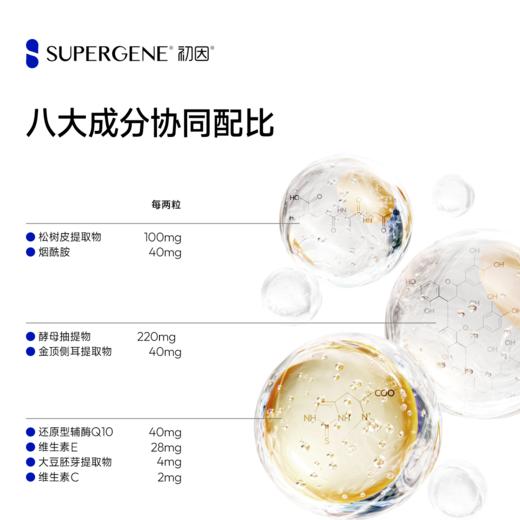 【专利配方】初因35娇巢线粒体配方 松树皮提取物 还原型辅酶Q10 VE 商品图1