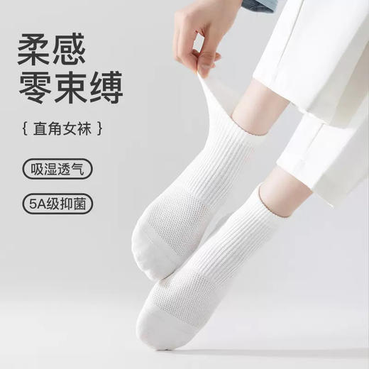 【透气网眼】7双装网眼棉袜 柔软马卡龙色学院风女士中筒袜亲子款袜子学生娃 商品图1