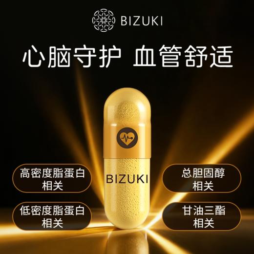 心脑健康守护血脂管理支持肠道菌群平衡支持 日本原装进口BIZUKI纳豆激酶胶囊 高纯度 90粒 商品图1