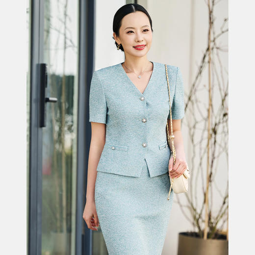 皮尔卡丹女装西服上衣P52055L5010G0 商品图3