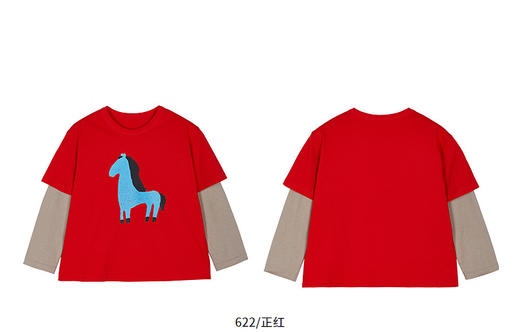 jnby   26年春款  长袖T恤  1Q311003H 商品图4