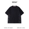 SDSA男装2026新款美式复古t恤重磅棉宽松彩线印花肌理设计感短袖 商品缩略图0