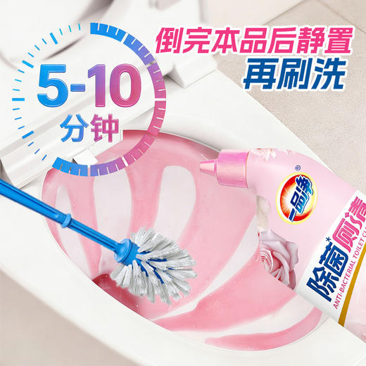 疯抢中！！【29.9 元抢3 瓶！】始建于1999 老品牌一品净ePure Since-玫瑰洁厕液，27 年老厂出品 快速去污除菌除臭，卫生间整屋留香 囤就完了！500g*3 商品图4