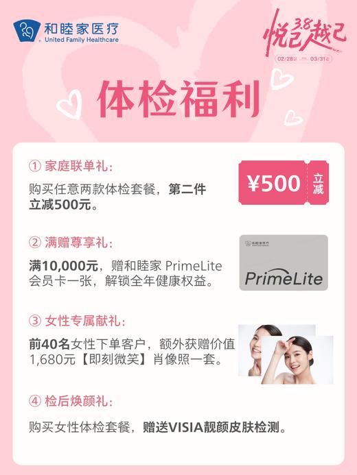 护航进阶健康筛查体检套餐（男士） | 悦己越己 2.28-3.31 商品图1