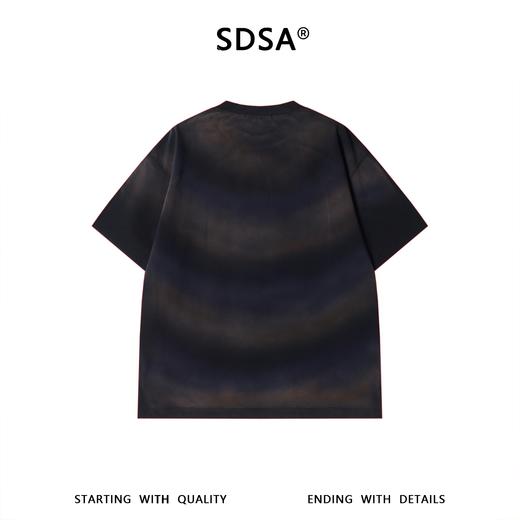 26T55SDSA男装2026新款重磅渐变做旧短袖T恤晕染设计感宽松圆领上衣 商品图5
