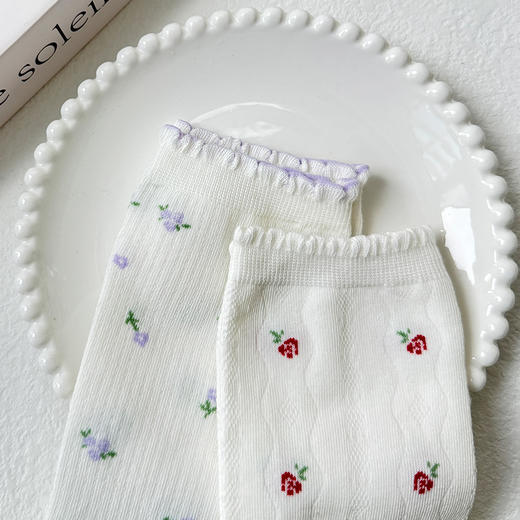 ZY小清新碎花袜子基础-简约-纪念日百货门店同款169143867 商品图3