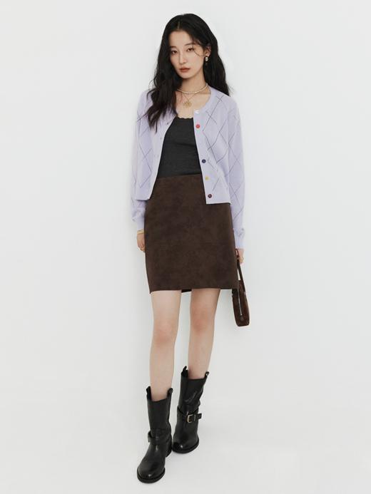 马卡龙醋酸亚麻冷萃开衫FCG1WSC011 商品图11