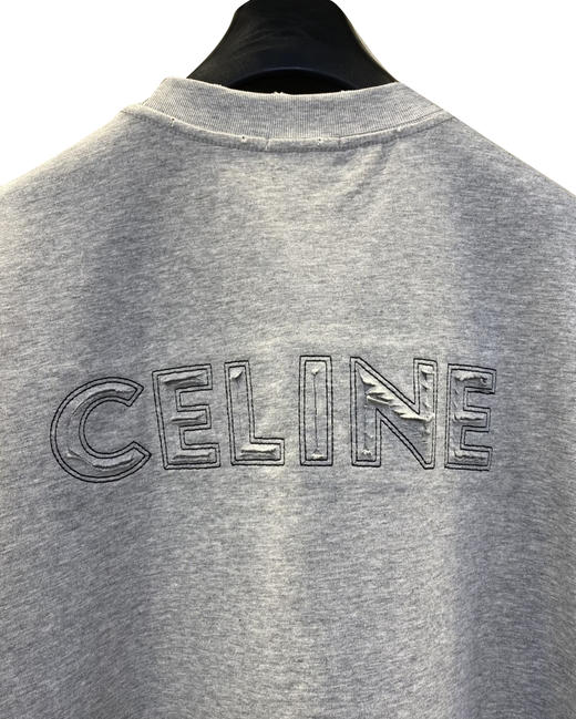 中性款刺绣破损短袖T恤hu008 商品图2