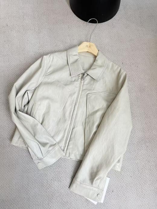 摩登时代|美式复古蛋白皮皮衣外套 商品图6