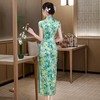 WX2026新款真丝旗袍桑蚕丝长款改良中式桑蚕丝连衣裙优雅气质修身复 商品缩略图3