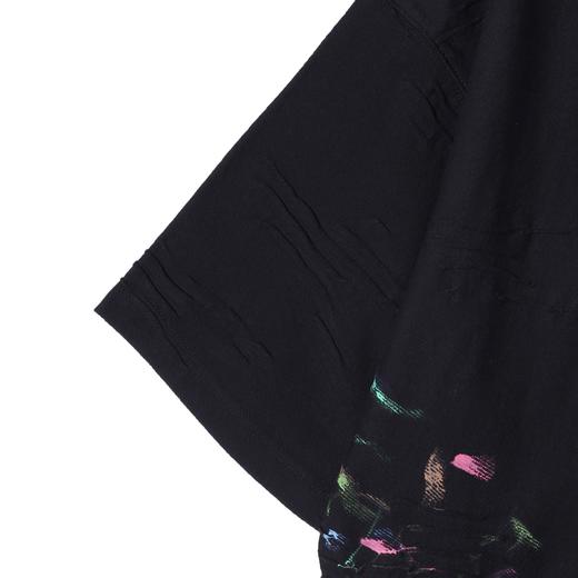 SDSA男装2026新款美式复古t恤重磅棉宽松彩线印花肌理设计感短袖 商品图2