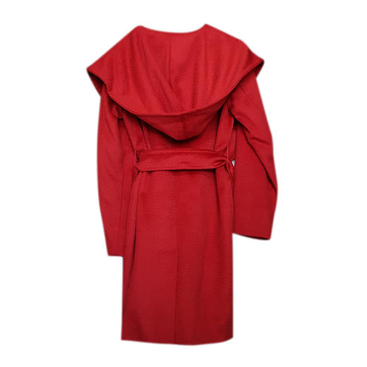 【95新】MaxMara红色骆驼毛连帽大衣外套155/80A 120226JJ31 商品图1