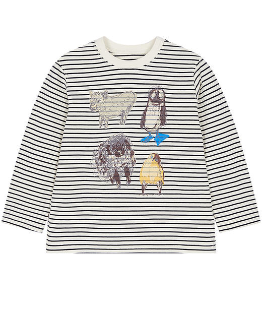 jnby  26年春款  长袖T恤   1Q311001H 商品图0