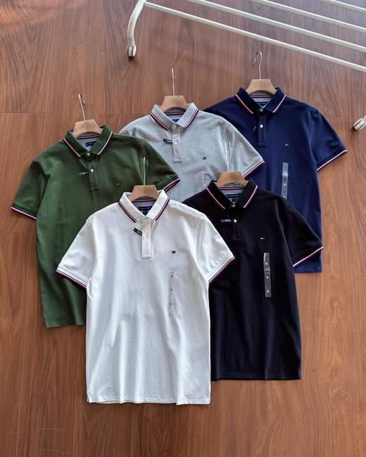 【sy1】男子春夏珠地棉商务休闲纯色短袖POLO衫！！ 商品图1